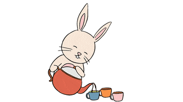Tea Drink Illustration GIF by KeaBabies