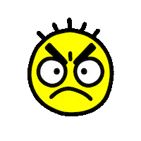 Angry I Hate You Sticker by nog