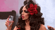 Rupauls Drag Race Drinking GIF