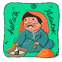 Maha Shivratri Kashmiri Sticker by diyminiatures