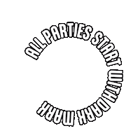 dark-mark party partystarter dark mark darkmark Sticker