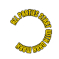 dark-mark party partystarter party starter dark mark Sticker