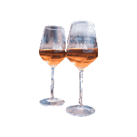 Cheers Wine Sticker by Café Waddenzee