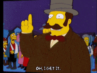 understanding homer simpson GIF