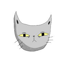 Sad Cat Sticker