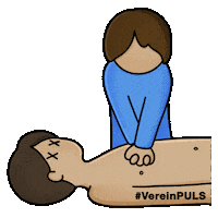 Cardiac Arrest Cpr Sticker by Verein PULS