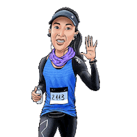 Run Running Sticker by eBibs