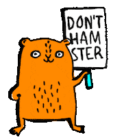 Hamster No Sticker by Kochstrasse™