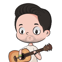 Chill Guitar Sticker