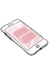 App Pam Sticker by Pamela Reif