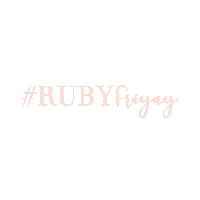 Rubytext Sticker by Ruby Friday