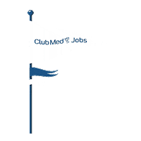 Club-Med-Jobs flag drapeau clubmed workingprogress Sticker
