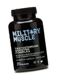 Performance Bottle Sticker by MilitaryMuscleCo