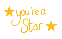 Yellow Star Sticker by inHope Bristol
