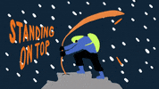 thescoremusic lyric video unstoppable the score standing on top like a champion GIF