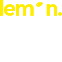 lemonprinters logo yellow branding barcelona Sticker