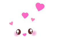 White Cat Love Sticker