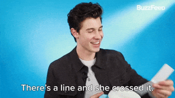 There's A Line And She Crossed It