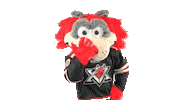 Hockey Cant See Me Sticker by Huntsville Havoc
