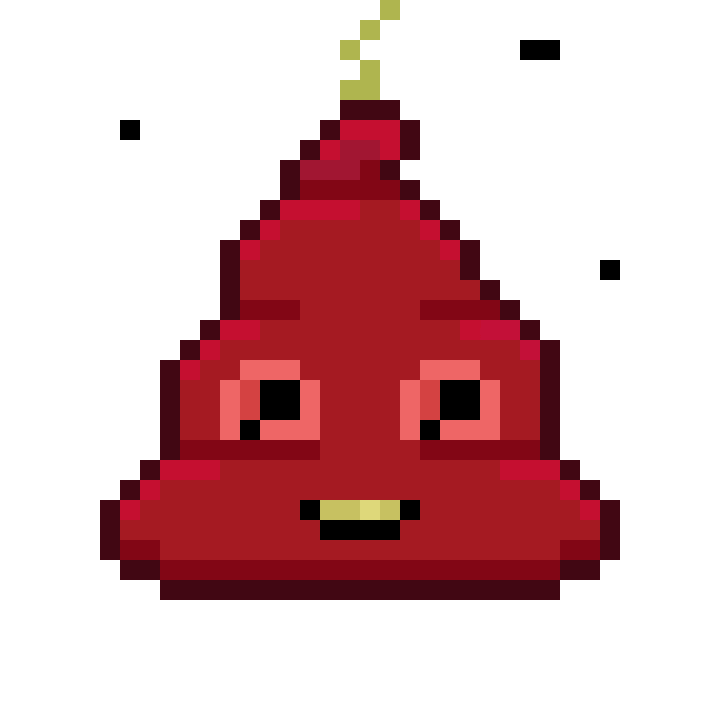 Art Shitting Sticker by Poopies.io
