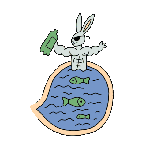 rabbit 2x2tv Sticker by TV channel 2x2