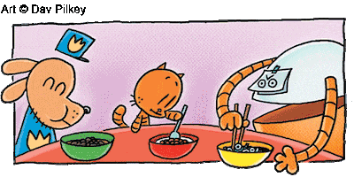 Cat Food Eating Sticker by Scholastic