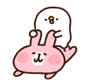 Massage うさぎ Sticker by Kanahei
