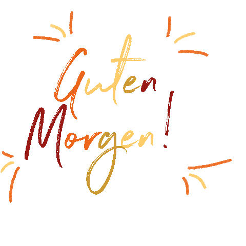 Guten Morgen Sticker by K1877