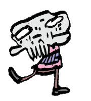 Dia De Los Muertos Happy Dance Sticker