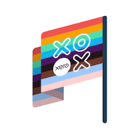 Love Is Love Rainbow Sticker by Xero