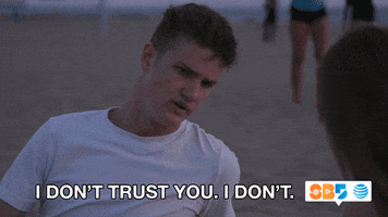 i don't trust you no way GIF by @SummerBreak