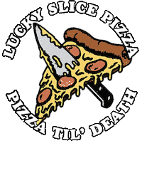 Ogden Ptd Sticker by Lucky Slice Pizza