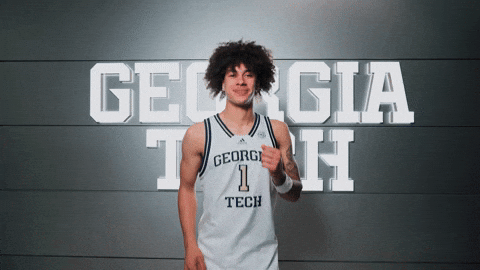 Georgia Tech Basketball GIF by Georgia Tech Yellow Jackets