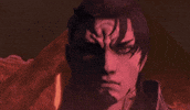 Asuras Wrath Stare GIF