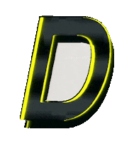 Glitch D Sticker by #BASILIO