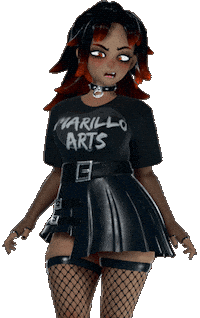 Disgusted 3D Sticker