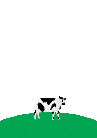 Space Cow Sticker