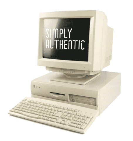 simplyauthenticid blue red computer smoking Sticker