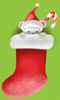 Polar Bear Christmas GIF by Bill Greenhead