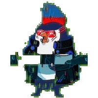 KinguinOfficial glitch penguin kinguin Sticker