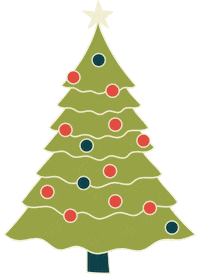 Christmas Tree Sticker by In Good Taste