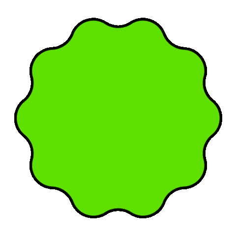 Party Shape Sticker by Batch