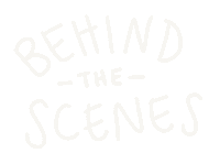 Behind The Scenes Hand Drawn Sticker