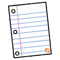 Back To School Checklist Sticker by The Home Depot