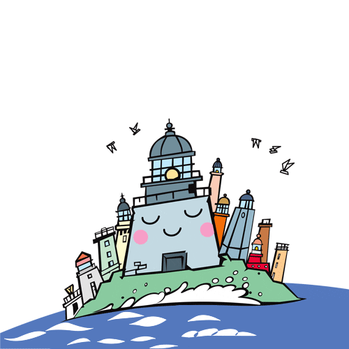 Lighthouse Sakhalin Sticker