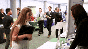 manhattanedu job student handshake professional GIF