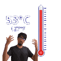 53 Degrees Sticker