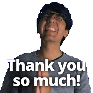 Thank You So Much Sticker