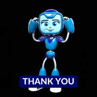 bluestudios thank you bow bella gratitude GIF