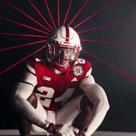 Lets Go Football GIF by Huskers